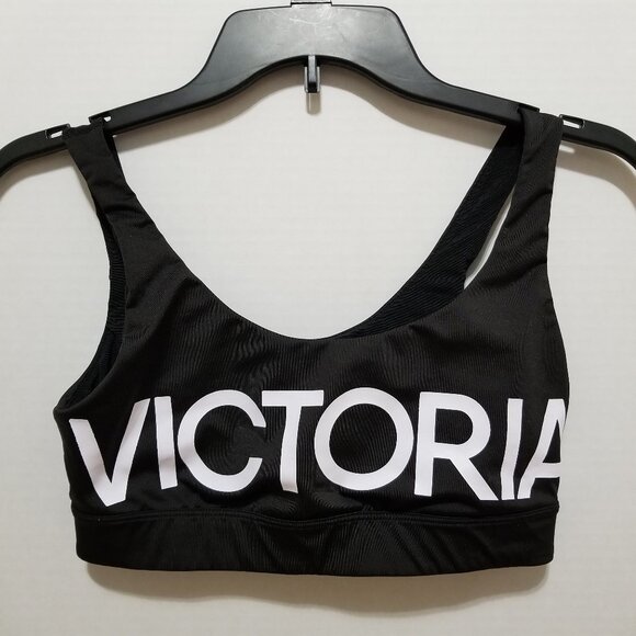 Victoria's Secret bra Small VS Sport spellout logo pullover stretch workout gym - Picture 1 of 7